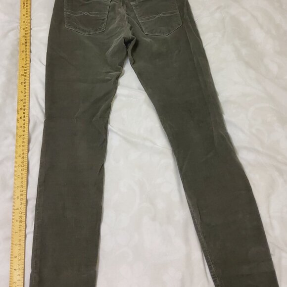 Lucky Brand Brooke Skinny Corduroy Gray Pants 4/27 EUC - Picture 4 of 15